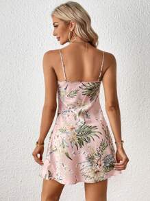 SHEIN Privé Đầm Vắt Hoa Boho - Nhiều màu - Xem 2