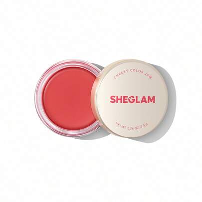 SHEGLAM Cheeky Color Jam-Afternoon Peach 6 色多用途霜狀腮紅唇膏霧面高色調天然腮紅粉臉部彩妝促銷腮紅 品牌 美容 化妝 化妝品 適合女性與女孩 完美搭配夏季春季 Y2K 時尚 流行 生日 母親節禮物 假期 派對準備就緒 最佳顏色