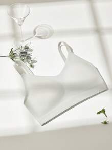 LUVLETTE Áo ngực không dây Bralettes Lounge Cotton - Màu Xám nhạt - Xem 9