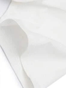 ROMWE MEN Street Life 男士愛心和字母圖案T恤 - 白色 - 查看 4