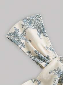 SHEIN MOD Áo thun Plus size Bất đối xứng Dây kéo Hoa Tất cả trên in Giải trí - Nhiều màu - Xem 4