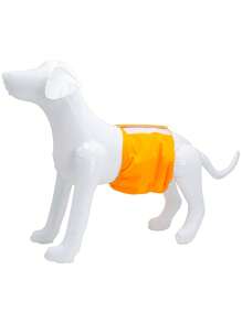 1PC Washable Dog Belly Band Wrap Diapers for Male Dog High Absorbing Puppy & Doggy Diapers Male - Orange - View 2