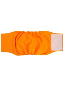 1PC Washable Dog Belly Band Wrap Diapers for Male Dog High Absorbing Puppy & Doggy Diapers Male - Orange - View 5