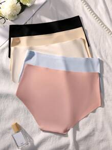 5pack Letter Graphic No Show Panty