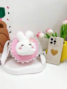 Chicas Bolsa creativa con dibujos animados con diseño de conejo - Rosa - Ver 7