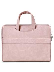 TECOOL 1pc 13/15 inch pink laptop sleeve - Pink - View 2