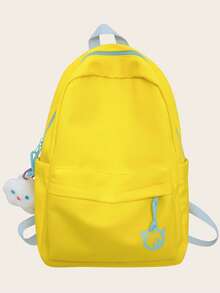 Chicas Mochila funcional minimalista con accesorio de bolso - Amarillo - Ver 1