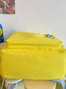 Chicas Mochila funcional minimalista con accesorio de bolso - Amarillo - Ver 6