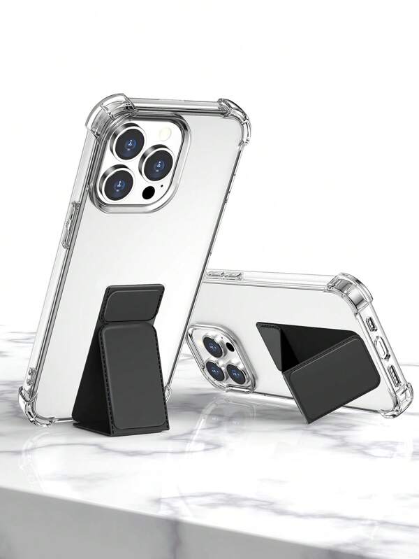 1 PC Multi-Functional Magnetic Holder For Galaxy A56, Stand Phone Case For 16e, Galaxy A16 Phone Case With Black Phone Case Bracket, Soft Material Redmi Cases For Redmi A1 A2 A3 A4, Transparent Case For S25 Ultra/S25 Edge, Shock Proof Oppo Phone Case For Oppo Reno13/Reno 13 Pro. Portable Phone Case For 16 Pro Max, SX New Phone Cover For Galaxy A17/Galaxy A05S.