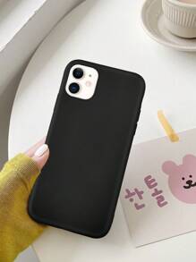 1 Funda Sólida Compatible con iPhone 11, iPhone 13, iPhone 14 Pro Max - Negro - Ver 3