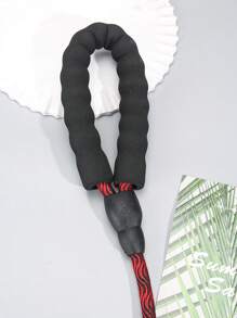 1入組幾何樣式寵物牽引繩適用於狗狗適用於戶外 - 紅色 - 查看 3