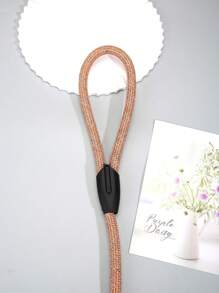 1 件装简约户外狗绳，适合中小型犬、小狗链项圈、散步狗绳、猫绳 - 棕色 - 查看 3