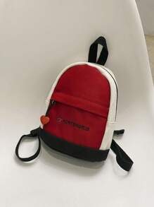 Mini Mochila Casual Para Niños, Bolso De Viaje, Nuevo Paquete De Golosinas Para Exteriores - Rojo - Ver 2