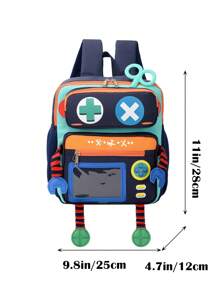 Niños Mochila de robot diseño - Multicolor - Ver 6