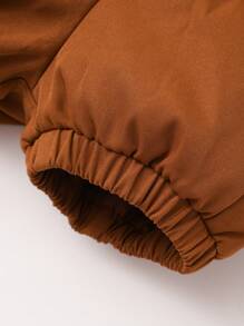 SHEIN Baby Cartoon Graphic Tee & Overall Romper - Multicolor - View 7