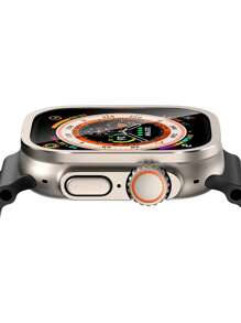 49毫米钛合金边框钢化玻璃屏幕保护膜，兼容苹果Ultra (2024)/Ultra (2023)/Ultra (2022) - 49毫米，时尚盔甲风格，防撞、防刮、防水、防指纹 - 灰色 - 查看 3