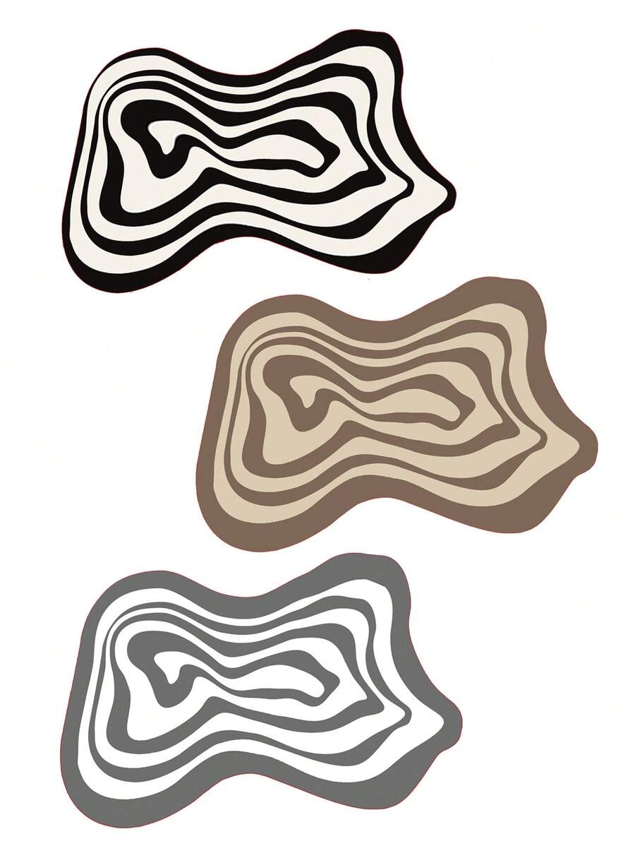 1 Họa Tiết Hình Học Chống Trơn Trượt Thảm Nhà Tắm, Polyester Chống Thấm Nước Bền Nhà Sàn - Nhiều màu - Xem 1