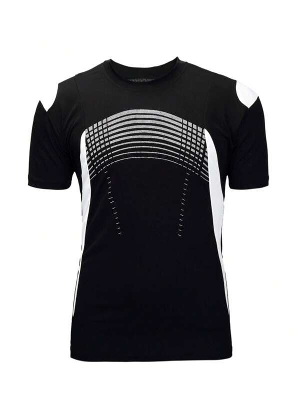 Camisa de hombre de manga corta, camiseta deportiva de golf y tenis