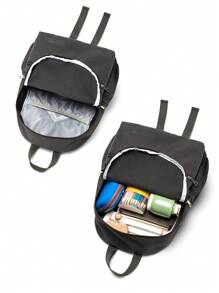 Chicas Mochila funcional minimalista - Gris Oscuro - Ver 6