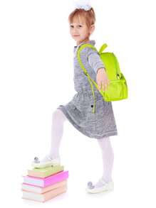 Chicas Mochila funcional con estampado de letra - verde menta - Ver 4