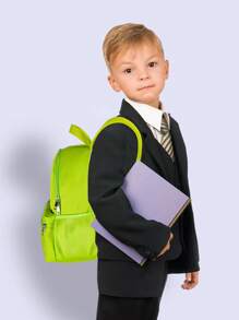 Chicas Mochila funcional con estampado de letra - verde menta - Ver 6