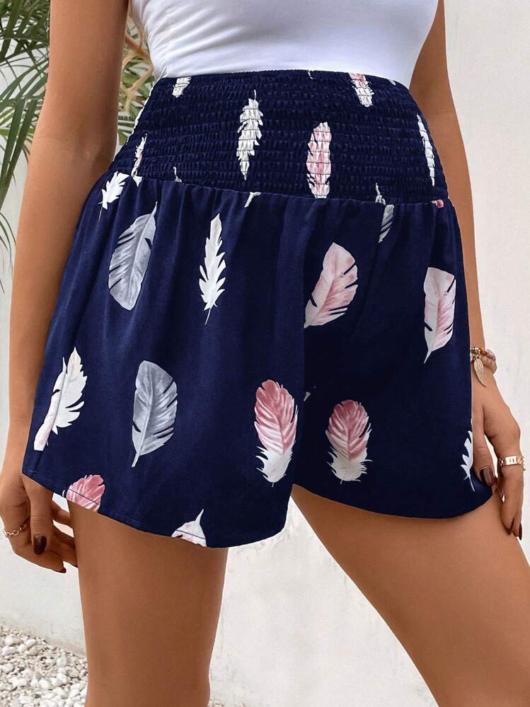 SHEIN Stam- Boho Graviditet Byxor - Marinblå - Visa 1