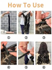 Pack Of 1 Synthetic French Curly Black Blue Pink Brown Spiral Curly Crochet Braids Hair High Temperature Loose Wave Curl Braiding Hair Extensions Suitable For Women And Children Daily Holidays And Cosplay Christmas New Year Carnival Music Festival Braided Hair - Burnt Orange - View 7