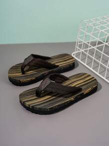 Chicos Chanclas minimalista para verano - Marrón - Ver 1