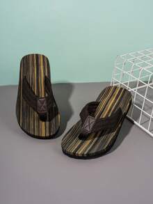 Chicos Chanclas minimalista para verano - Marrón - Ver 2