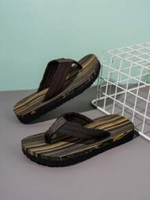 Chicos Chanclas minimalista para verano - Marrón - Ver 3