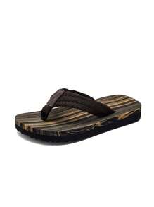 Chicos Chanclas minimalista para verano - Marrón - Ver 4