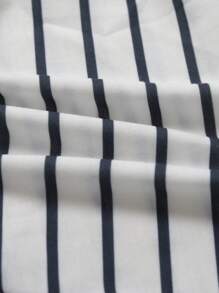 Plus Floral & Striped Print Raglan Sleeve Tee, Summer - Grey - View 4