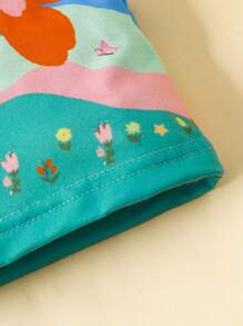 SHEIN Baby Floral Print Cami Top