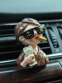 1入組人物設計車內裝飾品 - 彩色 - 查看 2