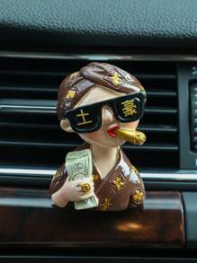 1入組人物設計車內裝飾品 - 彩色 - 查看 3