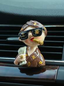 1入組人物設計車內裝飾品 - 彩色 - 查看 4