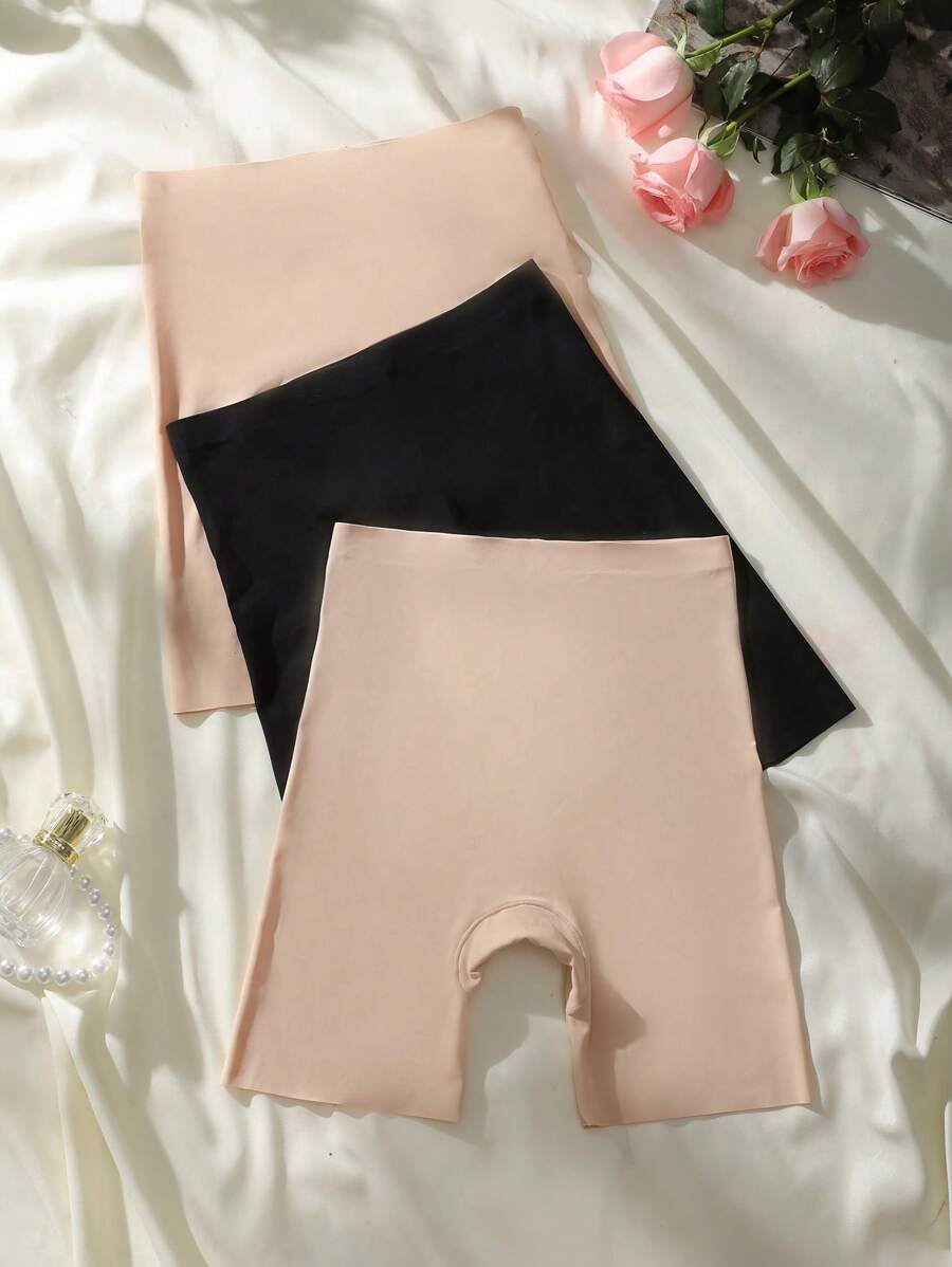 3pack Solid Antiexposure Shorts - Multicolor - View 1