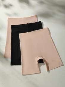 3pack Solid Antiexposure Shorts - Multicolor - View 3