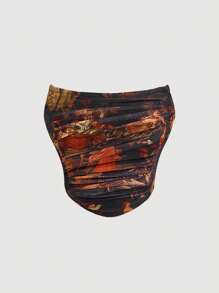 SHEIN MOD Áo nữ Bất đối xứng Con số Giải trí - Nhiều màu - Xem 1