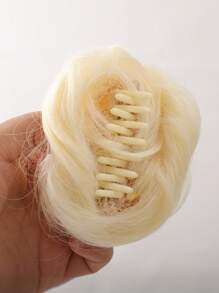 Búi Tóc Tổng Hợp Ngắn Thẳng - Vàng - Xem 3