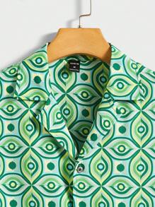 Manfinity EMRG Men Allover Print Shirt