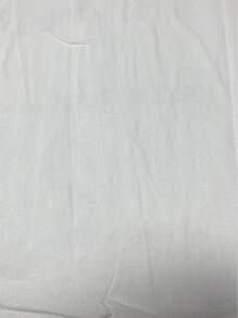 SHEIN LUNE 素色前紐扣口袋貼布襯衫 - 白色 - 查看 7