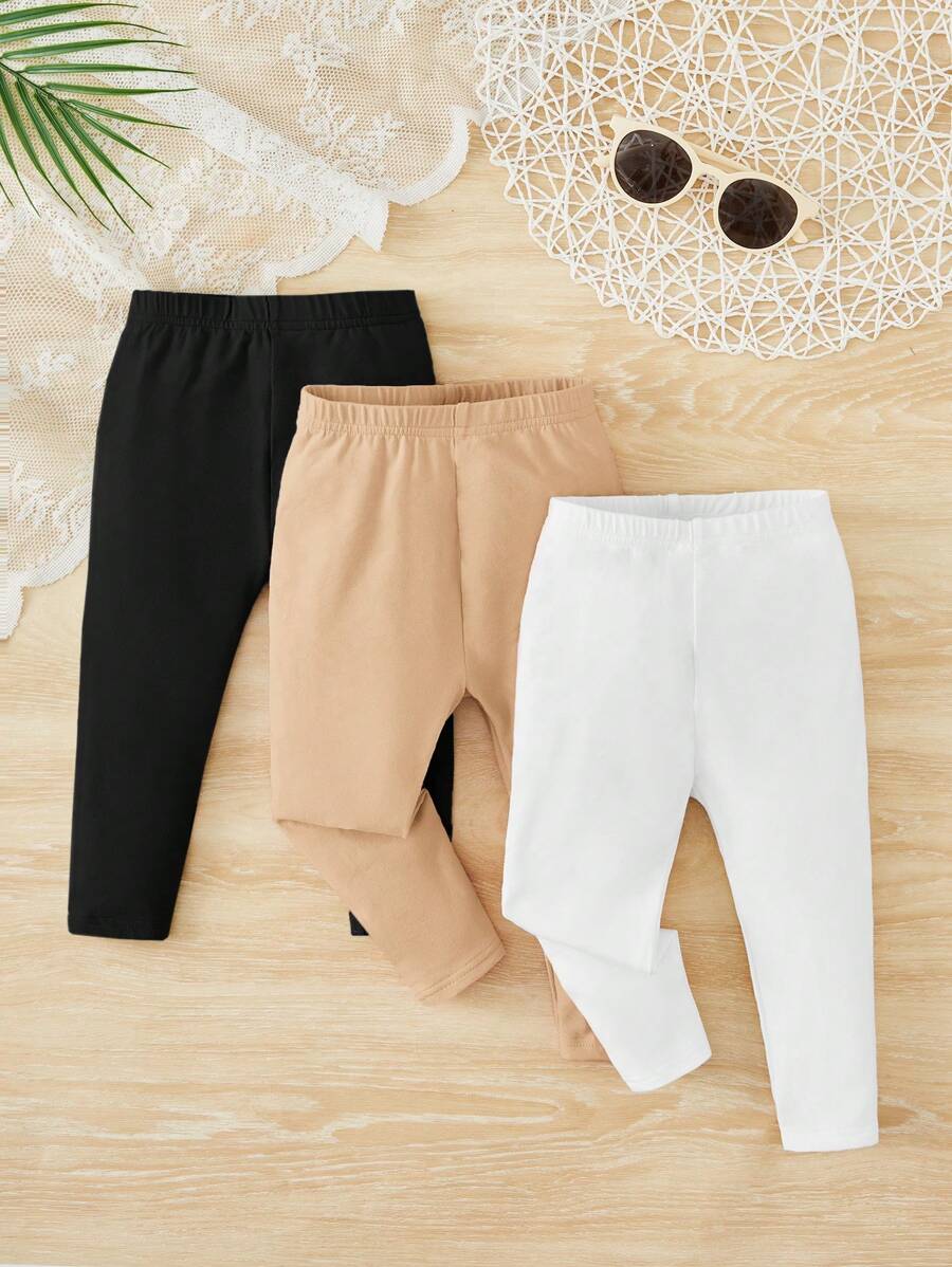 SHEIN Đồ dưới đáy Bé màu trơn - Nhiều màu - Xem 1