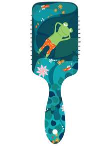 Vero Sparkles 1 cái Bàn chải đệm tóc đồ họa hoạt hình ếch - Nhiều màu - Xem 3