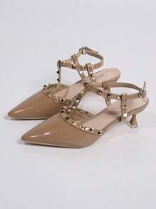 Tacones de punta para mujer, Otoño/Invierno 2025, Elegantes tacones altos, Diseño versátil para Primavera/Verano, Elegante, Atuendos de fiesta