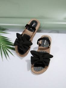 Giày sandal đế bệt thời trang phù hợp cho nữ - màu đen - Xem 6