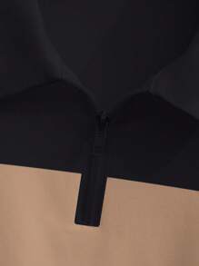 SHEIN EZwear 雙色Polo領短款T恤 - 彩色 - 查看 4