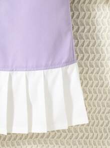 Đầm Gái - Màu tím  Violet - Xem 4