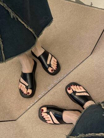 Women Minimalist Thong Sandals, Fashion Sandals