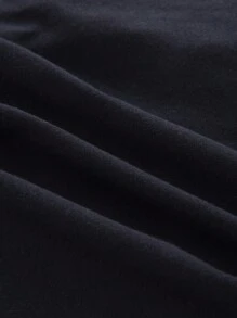 男士5入組拼接字母織帶平角內褲 - 黑色 - 查看 3